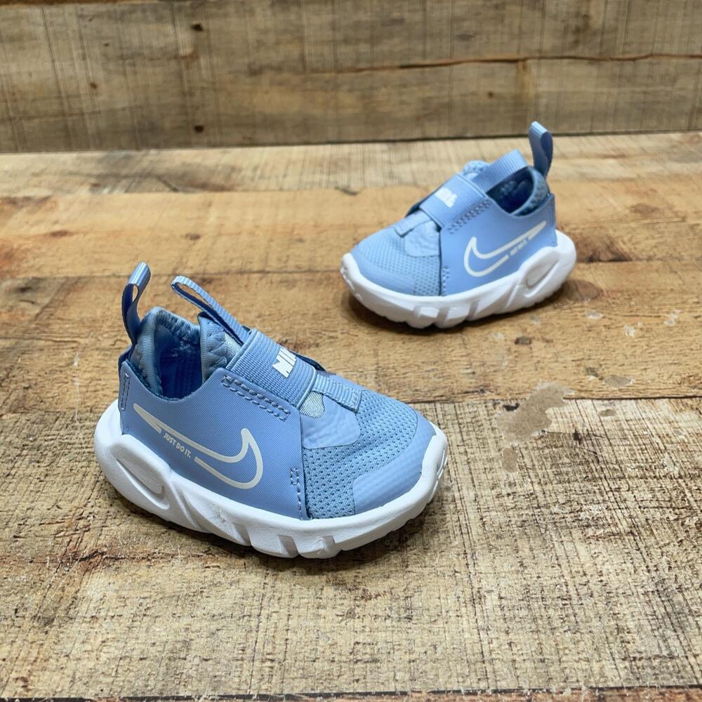 Nike Shoes Boys Toddler Size 2C 17 Blue Mesh Slip On Comfort Sneaker DJ6039-400